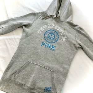Vintage Victoria’s Secret Pink Collegiate Sweatshirt Hoodie XS